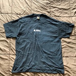 Large black Apple Mac tee